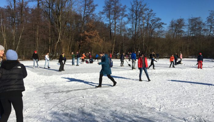 Eisvergnügen im Eppendorfermoor