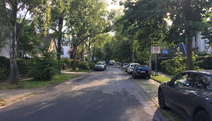 Blick in die Woltersstraße