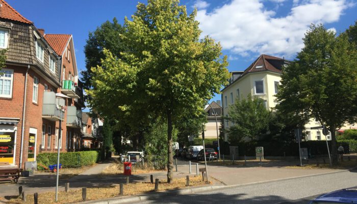 Blick in die Woltersstraße im September 2022